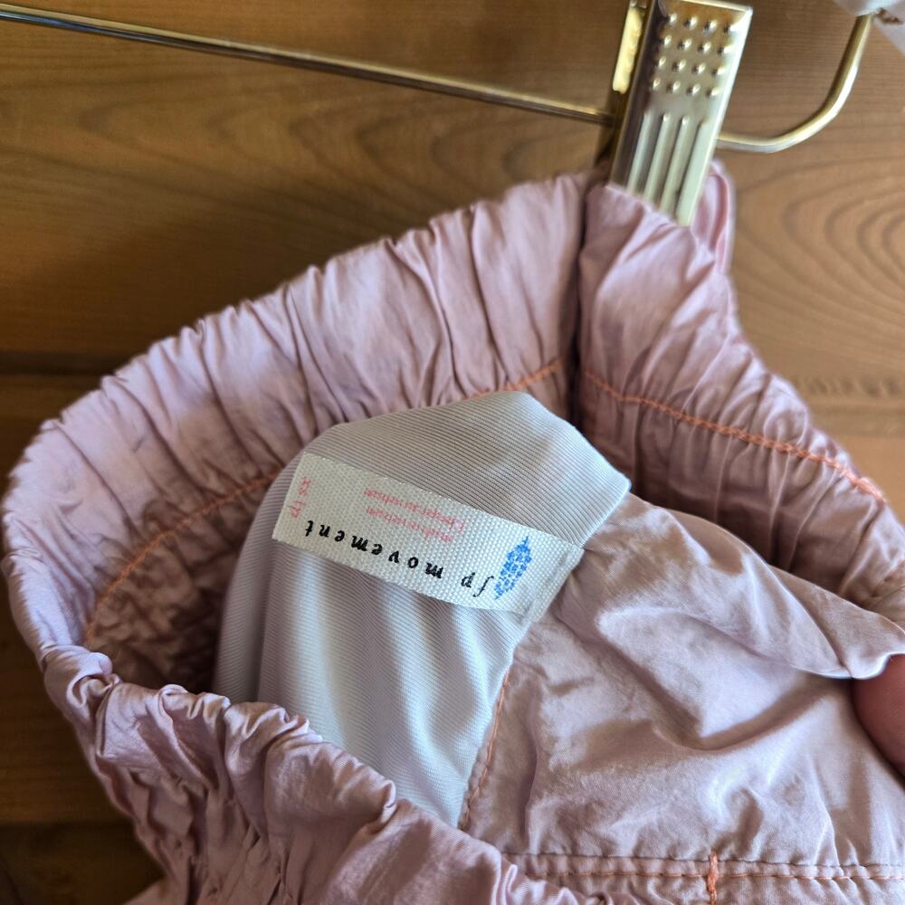 Free People Pink Way Home Short High Waist XS Blush Rose Workout Athletic Bottom - Picture 4 of 6